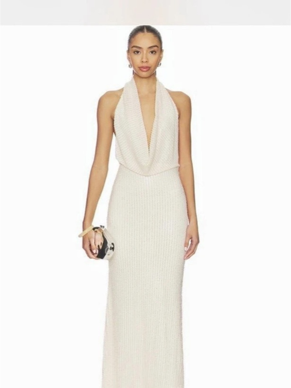 Bardot Nola Sequin Cowl Maxi Dress